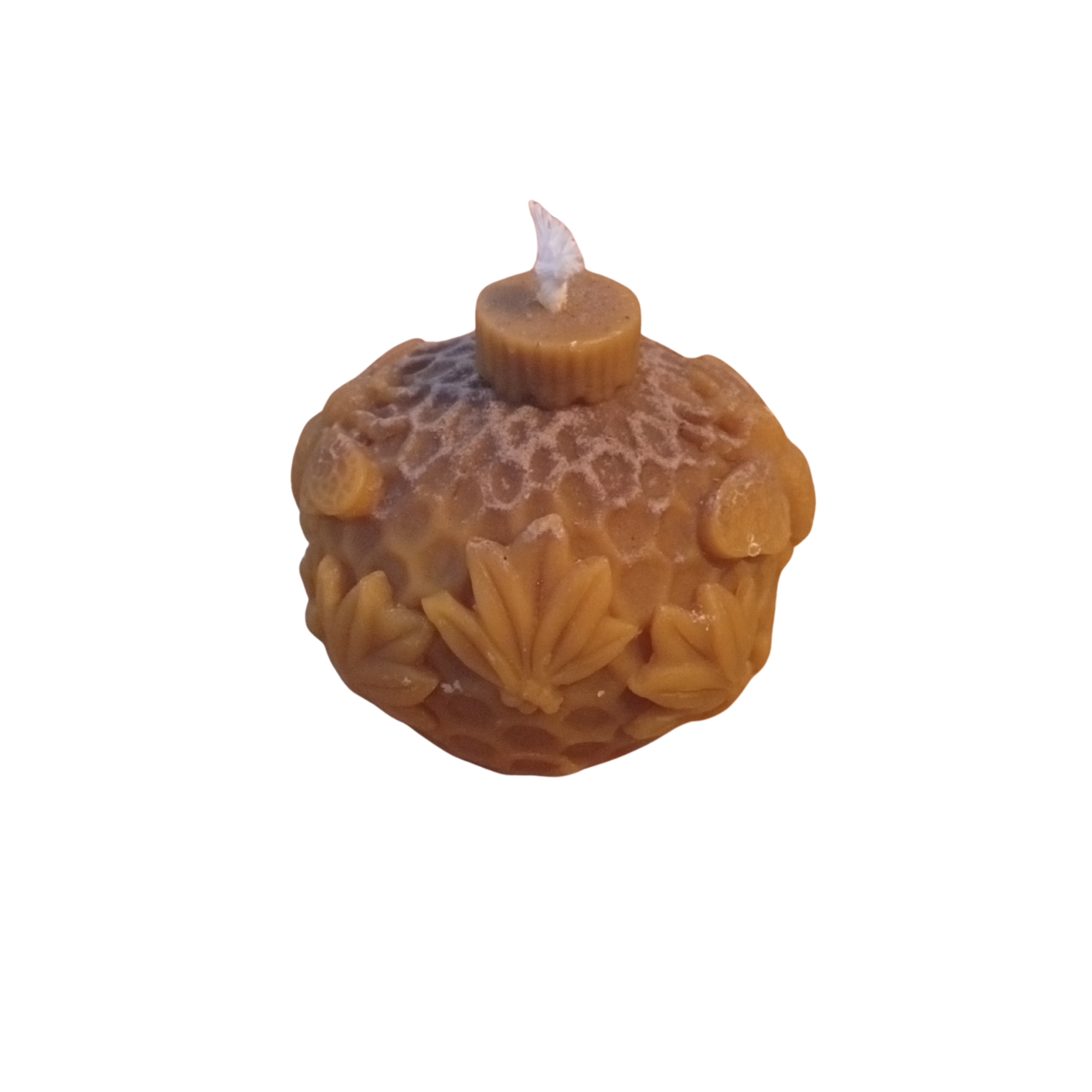 Svijeće od pčelinjeg voska - bombica sa listićima